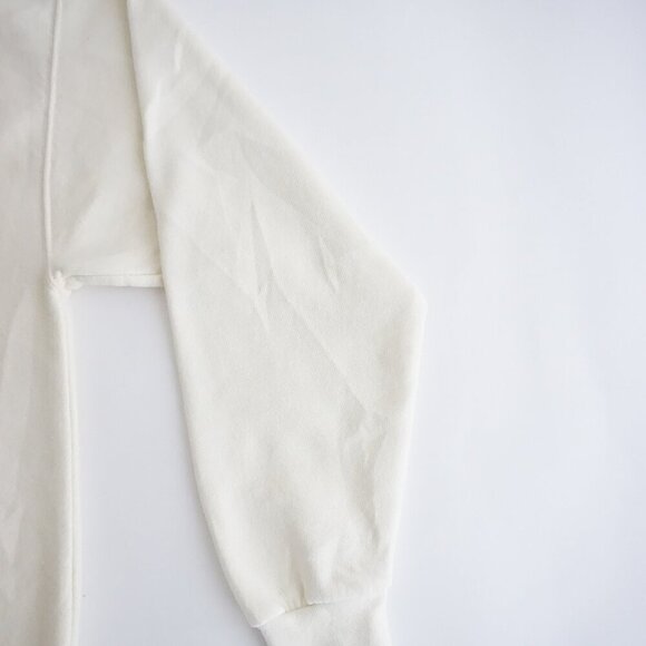 Vintage Bee Wear Cream Embroidered Ohio Buckeye State Crewneck Sweater M - Picture 5 of 11